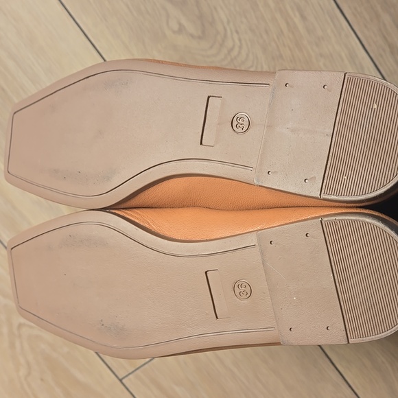 NWOT L'INTERVALLE Tan Leather Loafers Sz Eu 36 - Picture 6 of 8